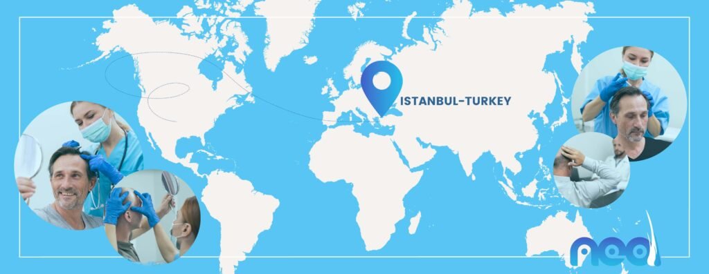 Hair Transplant USA to Turkey-Istanbul Travel Infografic